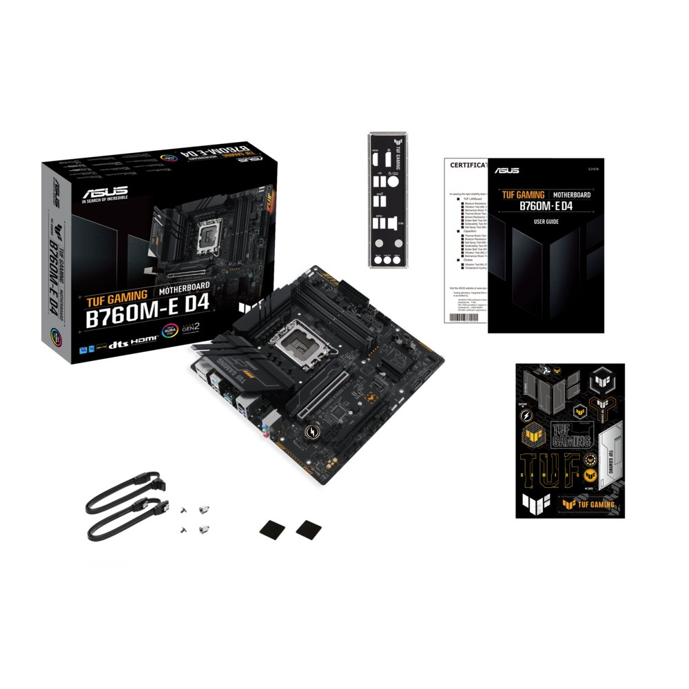 ASUS TUF GAMING B760M-E D4 | Socket LGA 1700 | Intel B760 | 4xDDR4 | Micro-ATX | Moederbord 5 ASUS TUF GAMING B760M-E D4 | Socket LGA 1700 | Intel B760 | 4xDDR4 | Micro-ATX | Moederbord - Afbeelding 5
