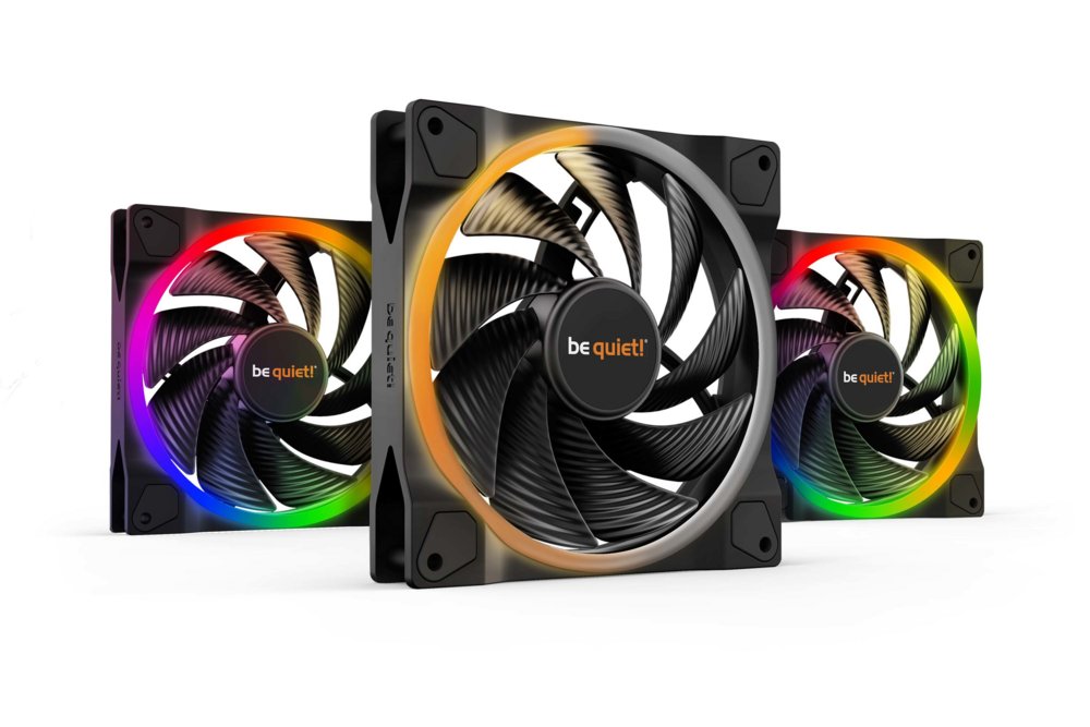be quiet! Light Wings 140mm PWM High-Speed | 140mm Behuizingsventilator | Zwart | Triple Pack (3 stuks) 1 be quiet! Light Wings 140mm PWM High-Speed | 140mm Behuizingsventilator | Zwart | Triple Pack (3 stuks)