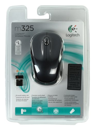 Logitech M325 | Draadloze Muis | Links- en Rechtshandig | RF | 1000 DPI | Zwart 12 Logitech M325 | Draadloze Muis | Links- en Rechtshandig | RF | 1000 DPI | Zwart - Afbeelding 12