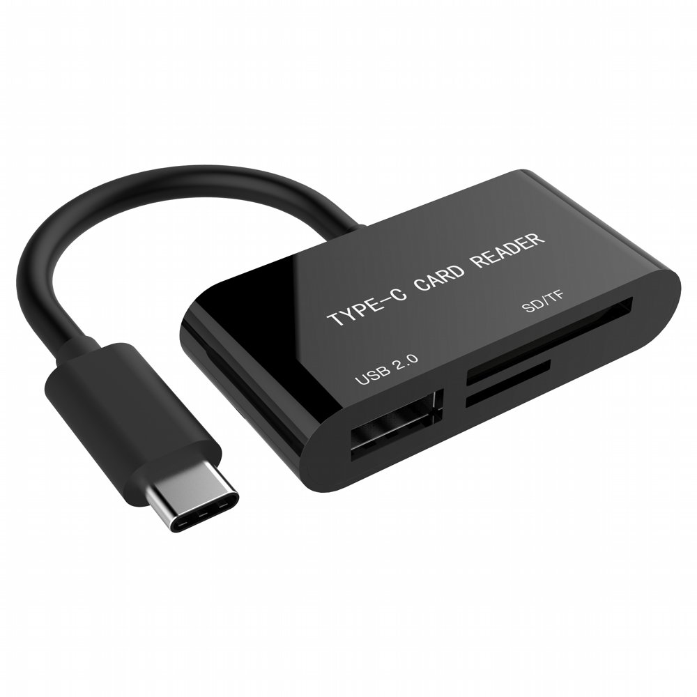 Gembird UHB-CR3-02 | Geheugenkaartlezer | USB 3.2 Gen 1 | USB-C | Zwart 1 Gembird UHB-CR3-02 | Geheugenkaartlezer | USB 3.2 Gen 1 | USB-C | Zwart