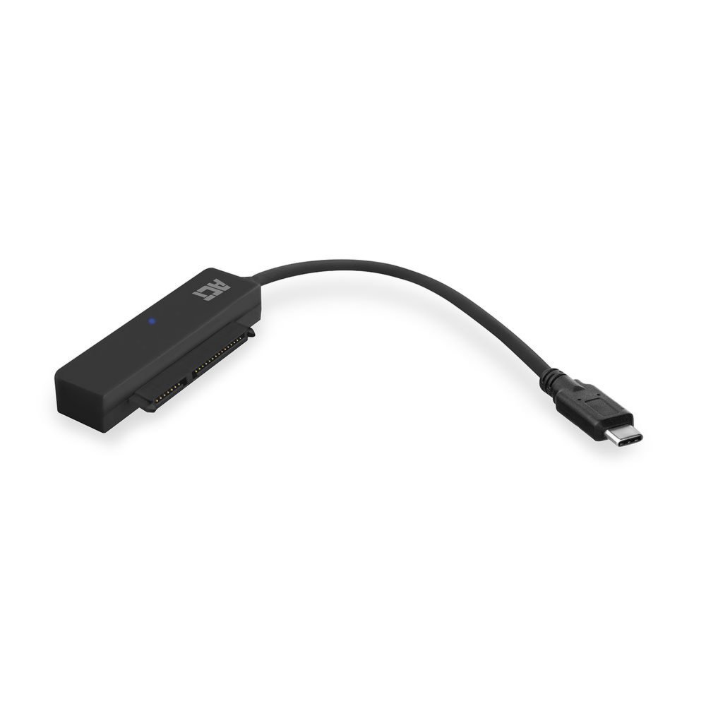 ACT kabel-tussenstuk | USB-C naar SATA 7-pin + 15-pin | Zwart | AC1525 1 ACT kabel-tussenstuk | USB-C naar SATA 7-pin + 15-pin | Zwart | AC1525