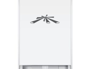 Ubiquiti airMAX NanoStation M2 loco | WiFi 4 Outdoor CPE | 150 Mbit/s | Passief PoE (injector inbegrepen) | Inclusief Mastmontageset