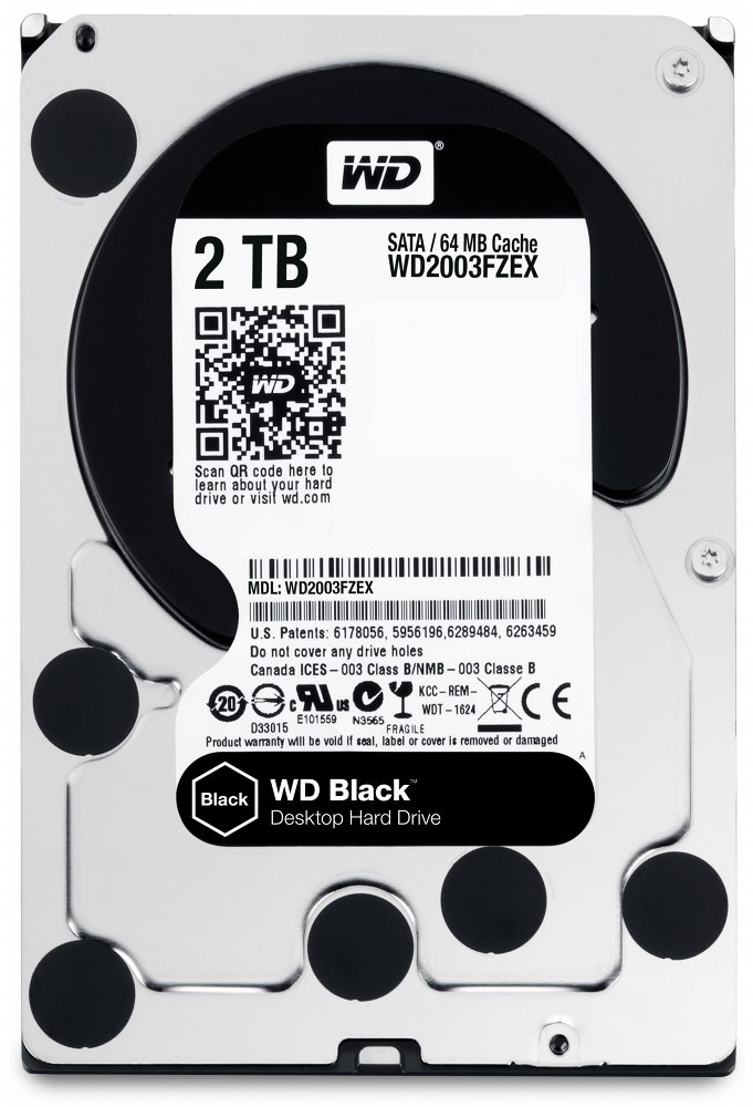 Western Digital Black Performance HDD 3.5" | 2TB SATA III | 7200RPM 3 Western Digital Black Performance HDD 3.5" | 2TB SATA III | 7200RPM - Afbeelding 3