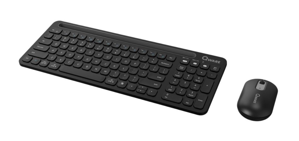 QWARE Wireless Desktop Combo Florence Zwart | Returned 6 QWARE Wireless Desktop Combo Florence Zwart | Returned - Afbeelding 6