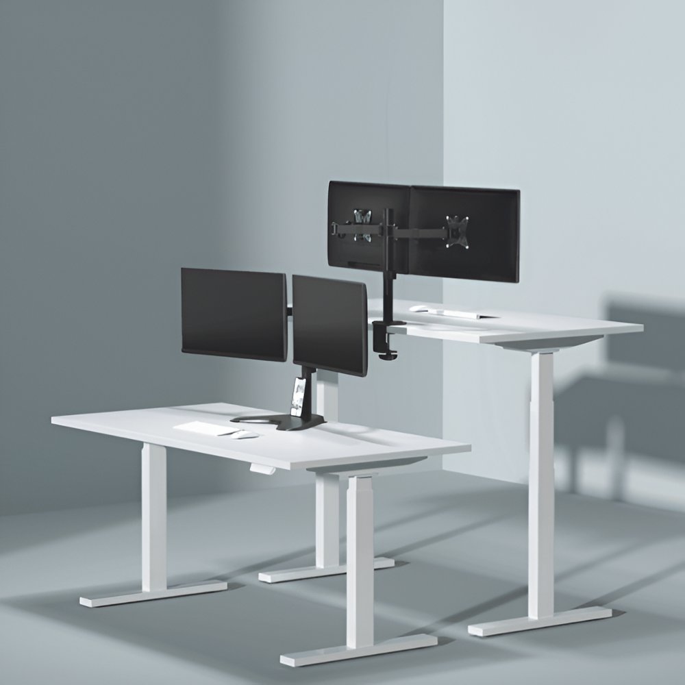 SBOX LCD-352/2-2 | Verstelbare Monitor-bureaubeugel | Tot 32" | Max 9kg | VESA 100x100 | 2 Monitoren 8 SBOX LCD-352/2-2 | Verstelbare Monitor-bureaubeugel | Tot 32" | Max 9kg | VESA 100x100 | 2 Monitoren - Afbeelding 8