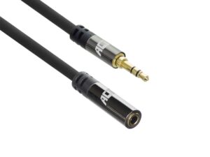 ACT AC3617 | 3.5mm Audiokabel | 5 Meter | Stereo Jack naar Jack | Zwart