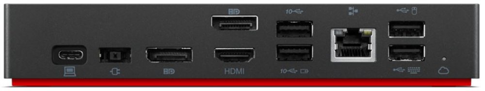Lenovo ThinkPad Smart Dock | Universal USB-C | Thunderbolt 4 | Zwart 4 Lenovo ThinkPad Smart Dock | Universal USB-C | Thunderbolt 4 | Zwart - Afbeelding 4