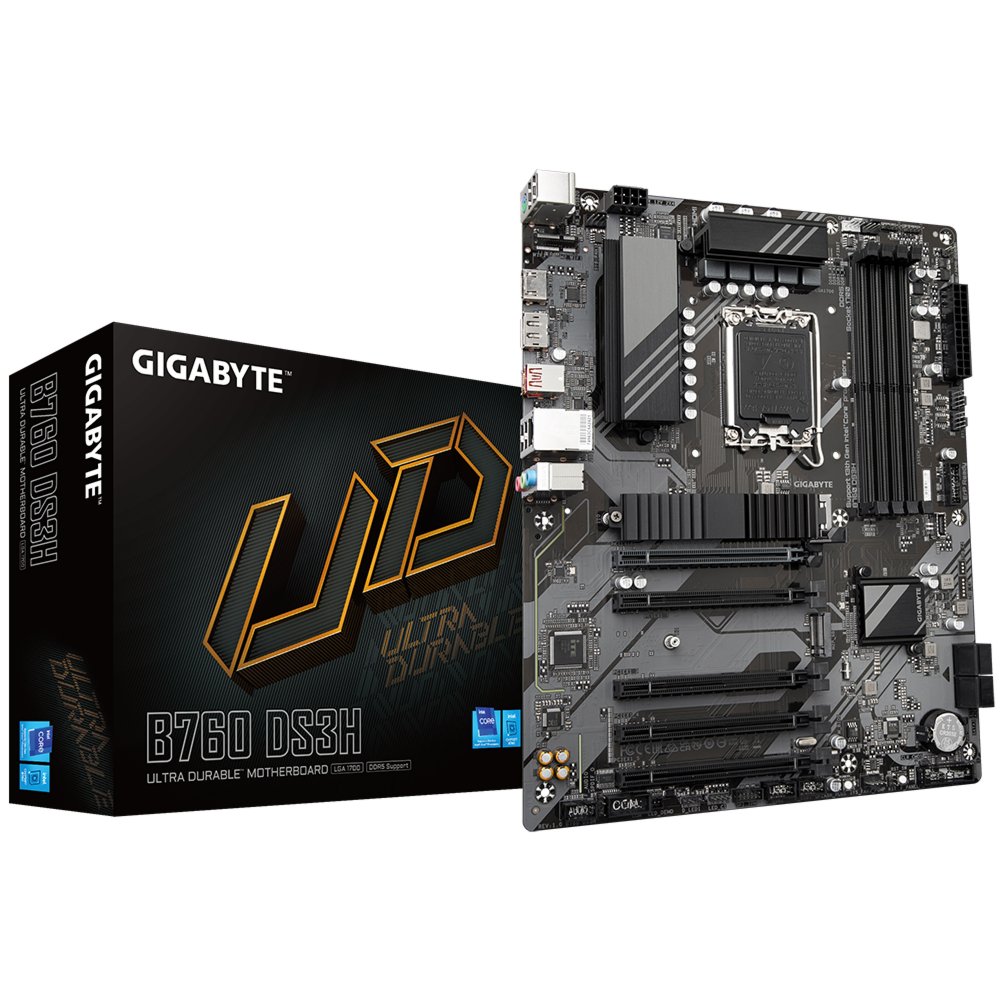 Gigabyte B760 DS3H | Socket LGA 1700 | Intel B760 | 4xDDR5 | ATX | Moederbord 5 Gigabyte B760 DS3H | Socket LGA 1700 | Intel B760 | 4xDDR5 | ATX | Moederbord - Afbeelding 5