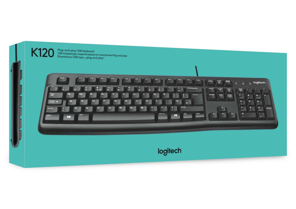 Logitech Keyboard K120 | Zakelijk Bedraad Toetsenbord | QWERTY 9 Logitech Keyboard K120 | Zakelijk Bedraad Toetsenbord | QWERTY - Afbeelding 9