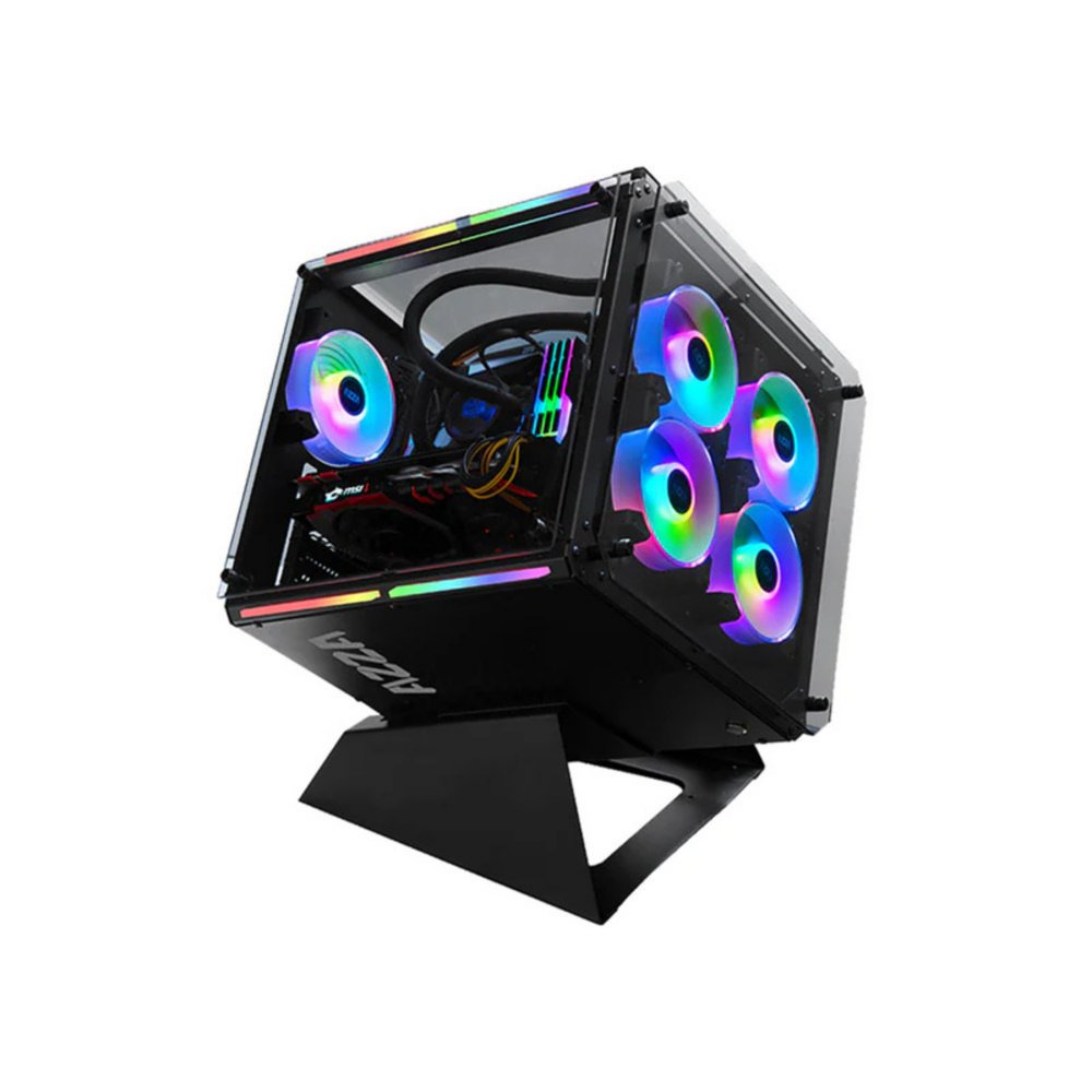 Azza Cube Case 802 | Zwart 2 Azza Cube Case 802 | Zwart - Afbeelding 2
