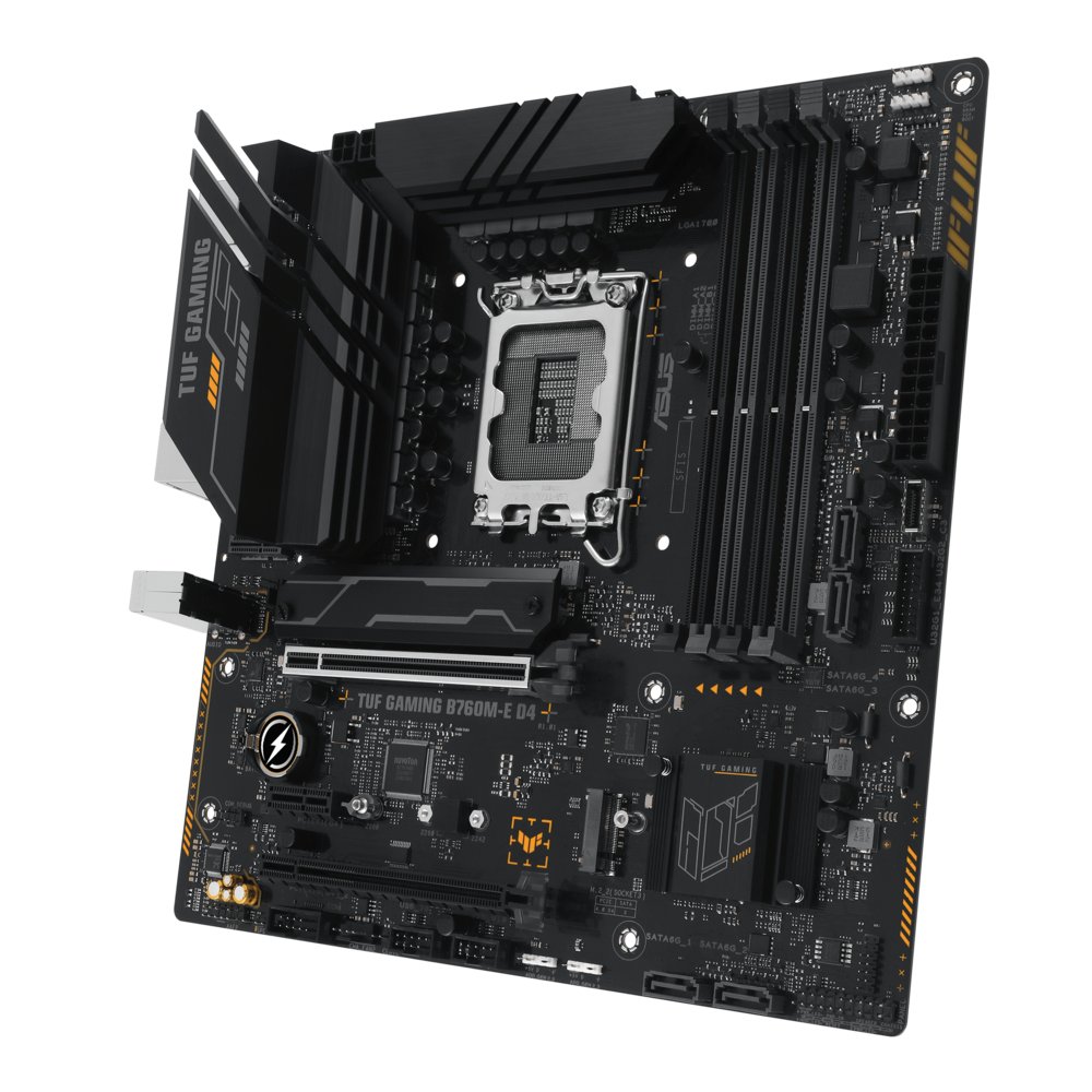 ASUS TUF GAMING B760M-E D4 | Socket LGA 1700 | Intel B760 | 4xDDR4 | Micro-ATX | Moederbord 6 ASUS TUF GAMING B760M-E D4 | Socket LGA 1700 | Intel B760 | 4xDDR4 | Micro-ATX | Moederbord - Afbeelding 6