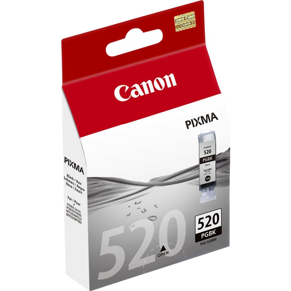 Canon PGI-520BK | Originele Foto Zwarte Inktcartridge | 1 Stuk 2 Canon PGI-520BK | Originele Foto Zwarte Inktcartridge | 1 Stuk - Afbeelding 2