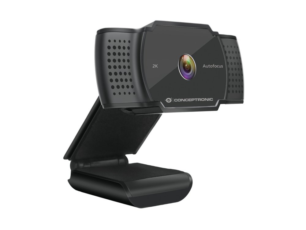 Conceptronic AMDIS02B | 2K Super HD Webcam | 5MP | 2592x1944 @30FPS | Autofocus | USB 2.0 | Ingebouwde Microfoon 1 Conceptronic AMDIS02B | 2K Super HD Webcam | 5MP | 2592x1944 @30FPS | Autofocus | USB 2.0 | Ingebouwde Microfoon