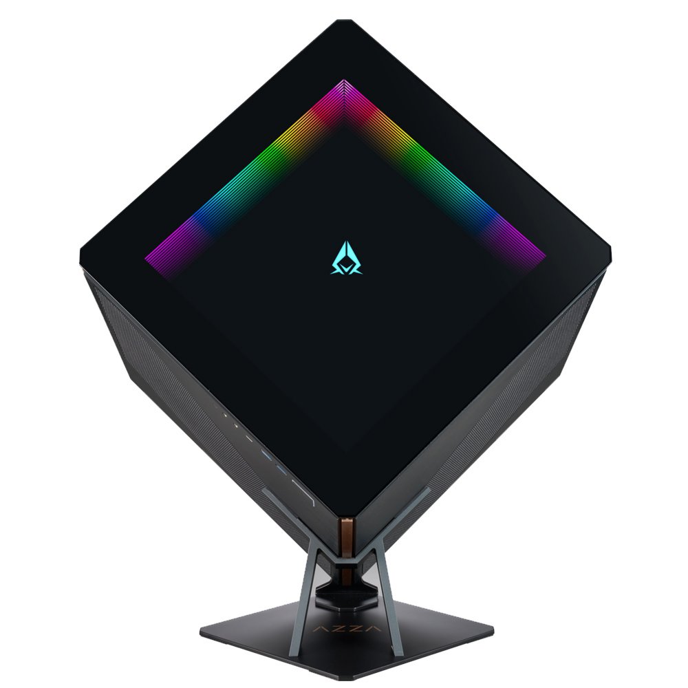 Azza Regis Cube Case | Zwart, Goud, Grijs 1 Azza Regis Cube Case | Zwart