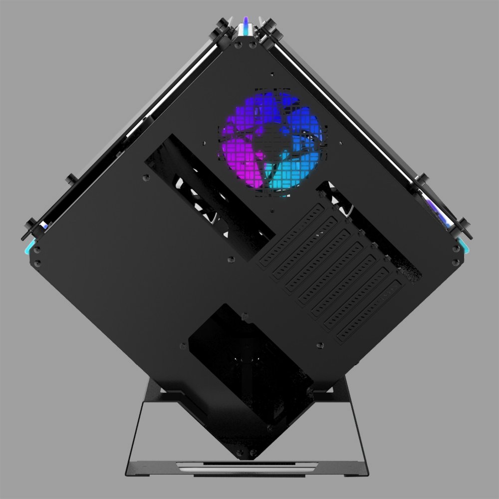 Azza Cube Case 802 | Zwart 12 Azza Cube Case 802 | Zwart - Afbeelding 12