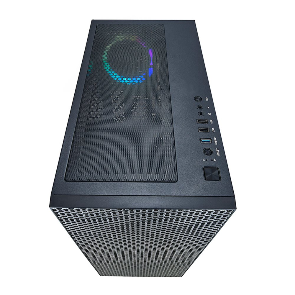 Azza Hive 450 RGB | Midi Tower Case | Zwart 3 Azza Hive 450 RGB | Midi Tower Case | Zwart - Afbeelding 3