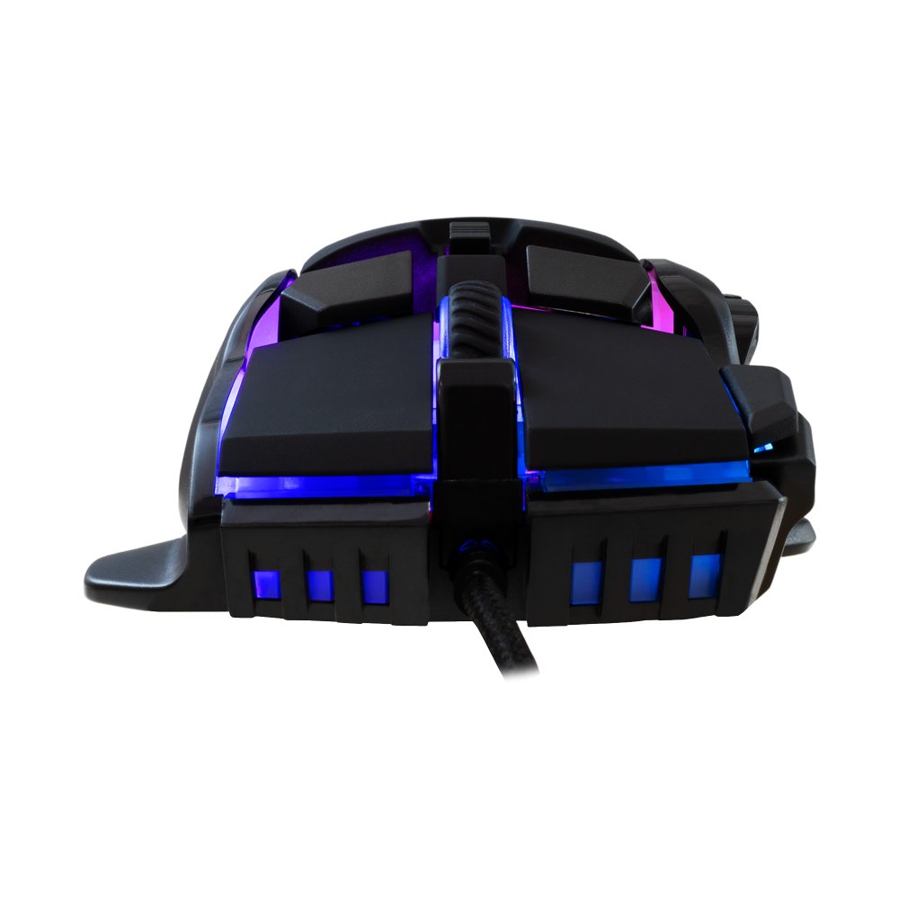 Baracuda PIRANHA RGB | Bedrade Gaming Muis | USB-A | 7200 DPI | Zwart 2 Baracuda PIRANHA RGB | Bedrade Gaming Muis | USB-A | 7200 DPI | Zwart - Afbeelding 2