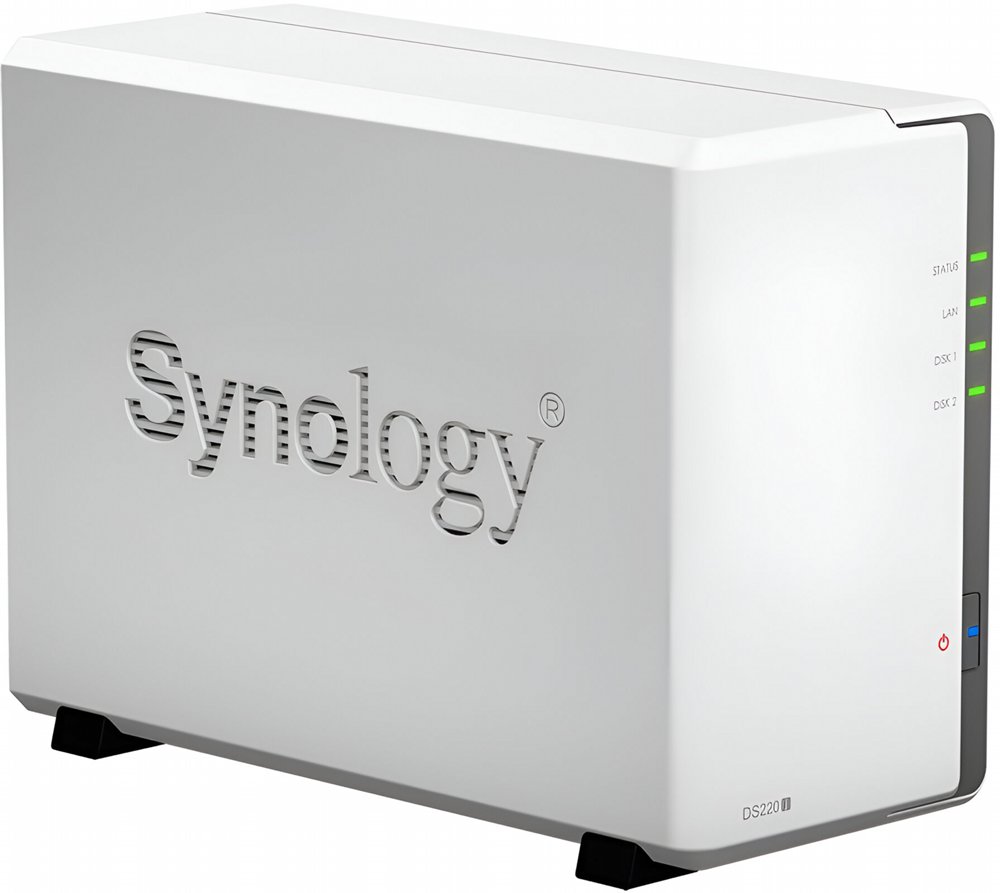 Synology DiskStation DS220J NAS 8TB | 2 Drive Bays | Inclusief 2 x 4TB HDD | 1x Gigabit Ethernet | Wit 2 Synology DiskStation DS220J NAS 8TB | 2 Drive Bays | Inclusief 2 x 4TB HDD | 1x Gigabit Ethernet | Wit - Afbeelding 2