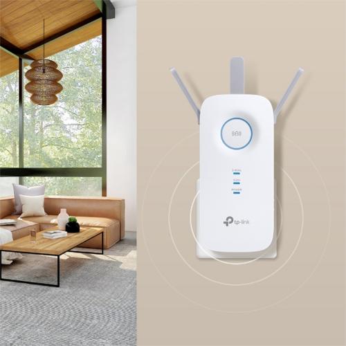 TP-Link RE550 | Wi-Fi 5 Range Extender | Dual-band | 1900 Mbps | Gigabit Ethernet | Wit 2 TP-Link RE550 | Wi-Fi 5 Range Extender | Dual-band | 1900 Mbps | Gigabit Ethernet | Wit - Afbeelding 2