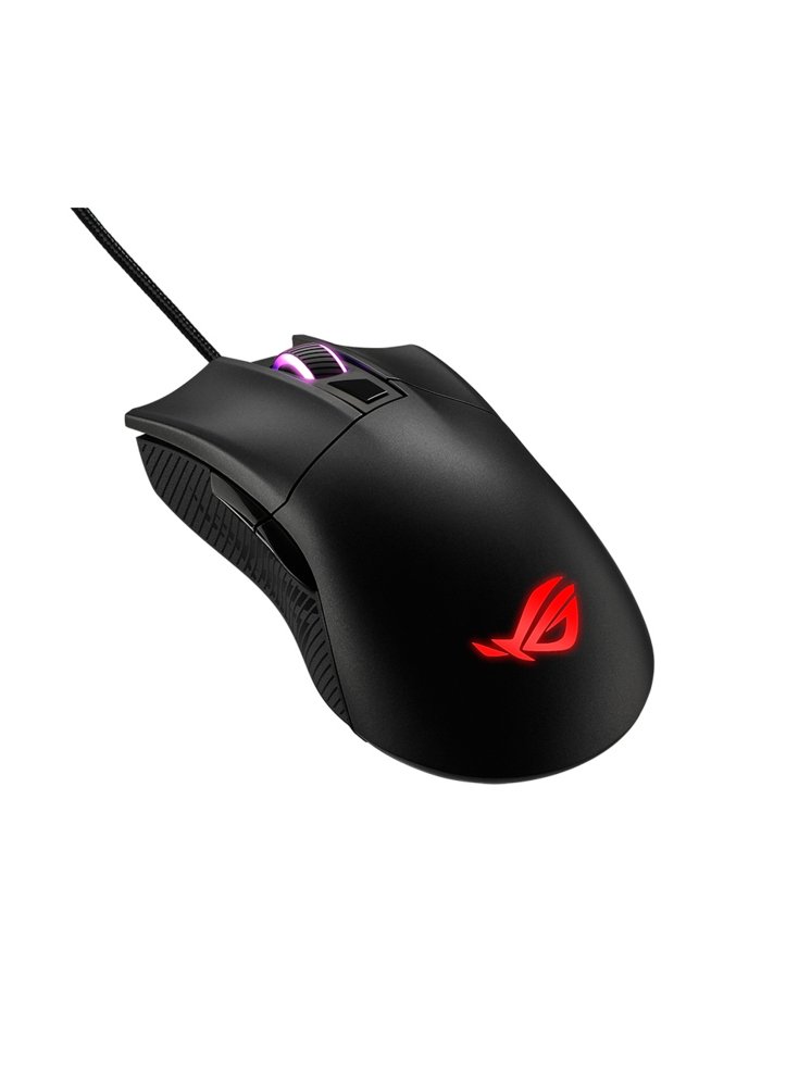 ASUS ROG Gladius II Core | Bedrade Gaming Muis | Rechtshandig | USB-A | 6200 DPI | Zwart 3 ASUS ROG Gladius II Core | Bedrade Gaming Muis | Rechtshandig | USB-A | 6200 DPI | Zwart - Afbeelding 3