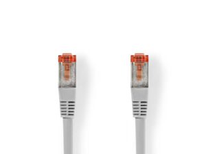 Nedis netwerkkabel | Cat6 | S/FTP (S-STP) | 5 m | Grijs | CCGB85221GY50