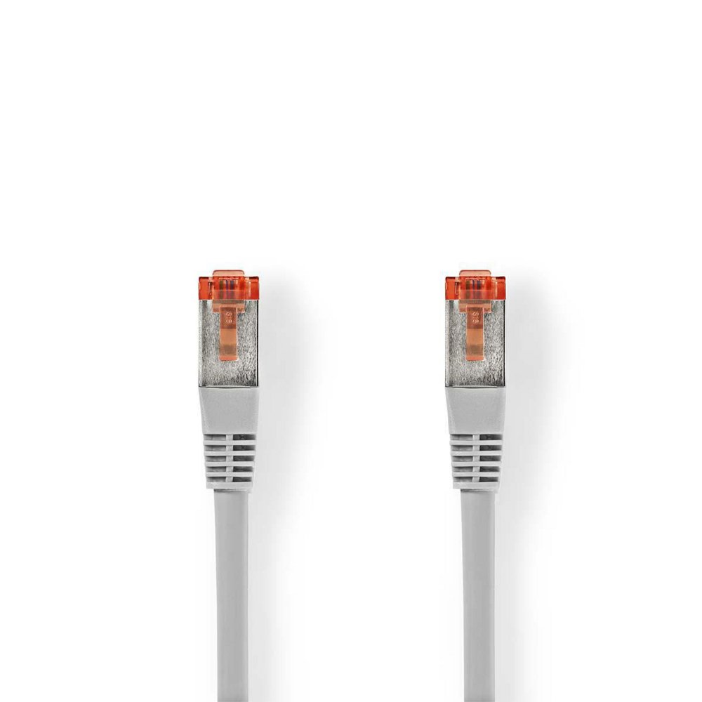 Nedis netwerkkabel | Cat6 | S/FTP (S-STP) | 5 m | Grijs | CCGB85221GY50 1 Nedis netwerkkabel | Cat6 | S/FTP (S-STP) | 5 m | Grijs | CCGB85221GY50