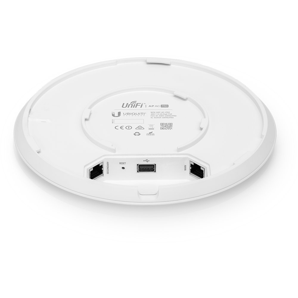Ubiquiti UniFi UAP-AC-PRO (5-pack) | WiFi 5 Access Point (AC1750) | 1300 Mbit/s | PoE (met Adapter) | Inclusief Plafond- en Muurmontagebeugel 2 Ubiquiti UniFi UAP-AC-PRO (5-pack) | WiFi 5 Access Point (AC1750) | 1300 Mbit/s | PoE (met Adapter) | Inclusief Plafond- en Muurmontagebeugel - Afbeelding 2