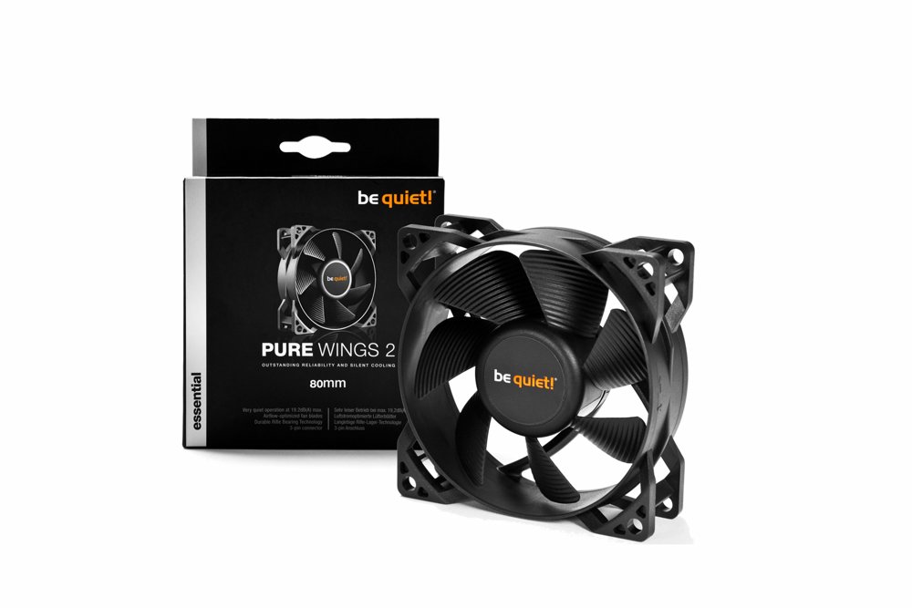 be quiet! Pure Wings 2 | 80mm Case Fan 2 be quiet! Pure Wings 2 | 80mm Case Fan - Afbeelding 2