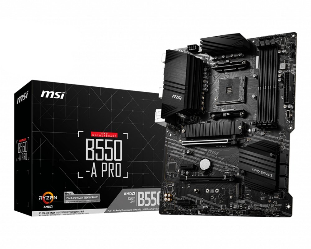 MSI B550-A PRO | Socket AM4 | AMD B550 | 4xDDR4 | ATX | Moederbord 6 MSI B550-A PRO | Socket AM4 | AMD B550 | 4xDDR4 | ATX | Moederbord - Afbeelding 6