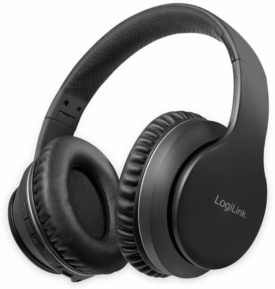 LogiLink BT0053 hoofdtelefoon/headset Draadloos Hoofdband Muziek Bluetooth Zwart 1 LogiLink BT0053 hoofdtelefoon/headset Draadloos Hoofdband Muziek Bluetooth Zwart