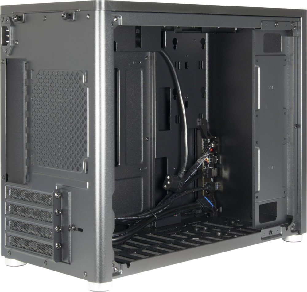 Inter-Tech X2 Duplex | Micro Tower Case | Zwart 8 Inter-Tech X2 Duplex | Micro Tower Case | Zwart - Afbeelding 8