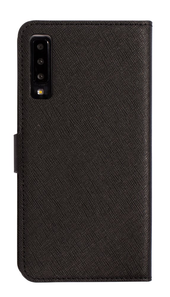 Mobiparts Saffiano Wallet Case | Samsung Galaxy A7 (2018) | Black 3 Mobiparts Saffiano Wallet Case | Samsung Galaxy A7 (2018) | Black - Afbeelding 3