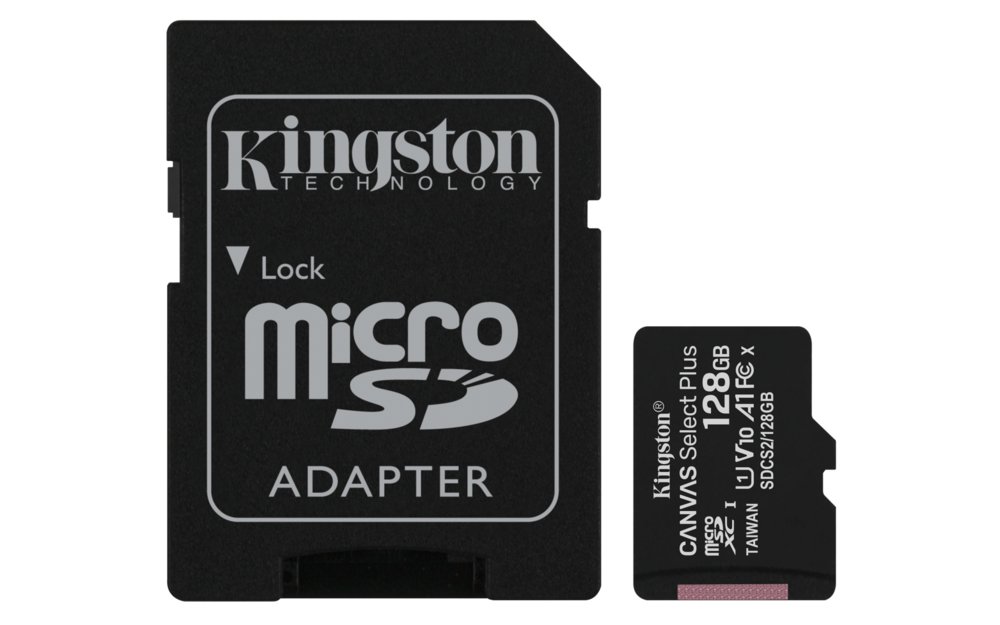 Kingston Canvas Select Plus | MicroSDXC | 128GB | Class 10 | UHS-I U1 3 Kingston Canvas Select Plus | MicroSDXC | 128GB | Class 10 | UHS-I U1 - Afbeelding 3