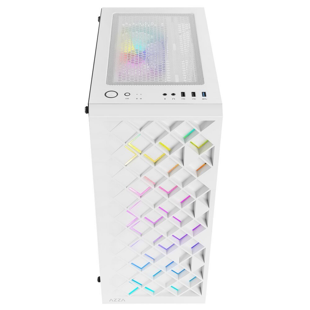 Azza Spectra RGB | Midi Tower Case | Wit 4 Azza Spectra RGB | Midi Tower Case | Wit - Afbeelding 4
