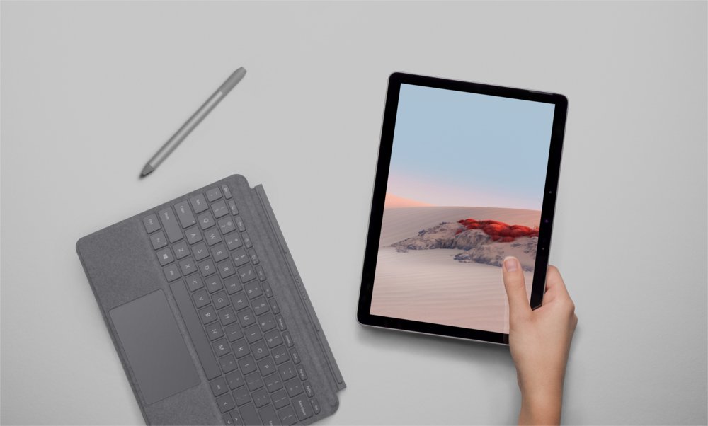 Microsoft Surface Go 2 | 10.5" Touch (1920x1280) | Intel Pentium Gold 4425Y | 4GB RAM | 64GB eMMC | Windows 10 Professional | Zilver | OPEN BOX 4 Microsoft Surface Go 2 | 10.5" Touch (1920x1280) | Intel Pentium Gold 4425Y | 4GB RAM | 64GB eMMC | Windows 10 Professional | Zilver | OPEN BOX - Afbeelding 4