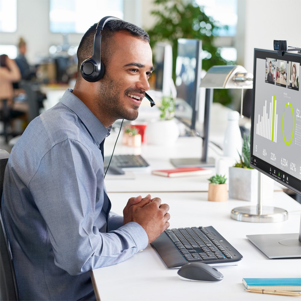 Logitech H390 | Bedrade On-ear Headset USB-A | Zwart 10 Logitech H390 | Bedrade On-ear Headset USB-A | Zwart - Afbeelding 10