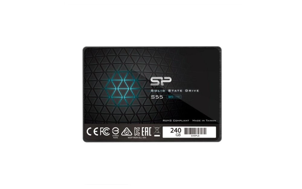 Silicon Power Slim S55 | 240GB SATA SSD | 2.5" | 370 MB/s Lezen | 300 MB/s Schrijven 1 Silicon Power Slim S55 | 240GB SATA SSD | 2.5" | 370 MB/s Lezen | 300 MB/s Schrijven