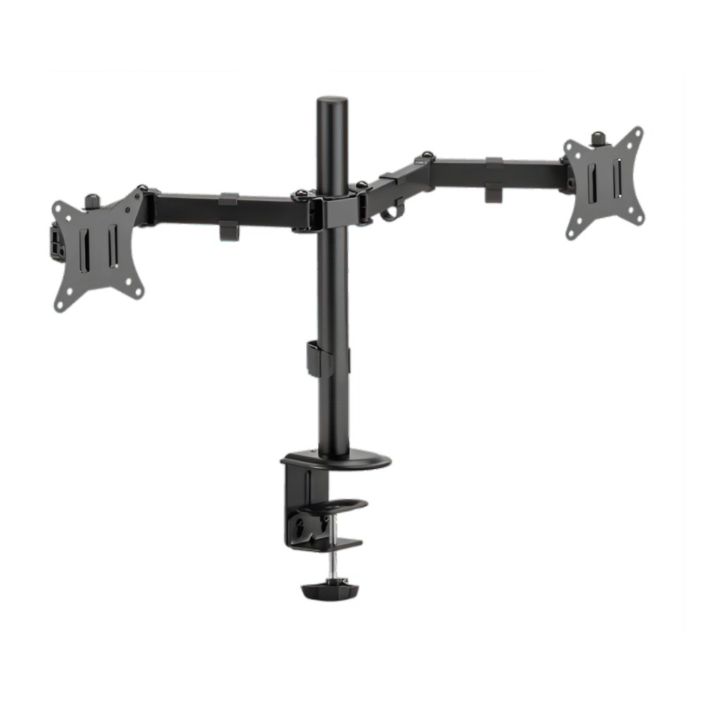SBOX LCD-352/2-2 | Verstelbare Monitor-bureaubeugel | Tot 32" | Max 9kg | VESA 100x100 | 2 Monitoren 2 SBOX LCD-352/2-2 | Verstelbare Monitor-bureaubeugel | Tot 32" | Max 9kg | VESA 100x100 | 2 Monitoren - Afbeelding 2