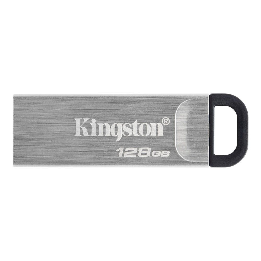 Kingston DataTraveler Kyson | 128GB USB-A 3.2 Flash Drive | Zilver 2 Kingston DataTraveler Kyson | 128GB USB-A 3.2 Flash Drive | Zilver - Afbeelding 2