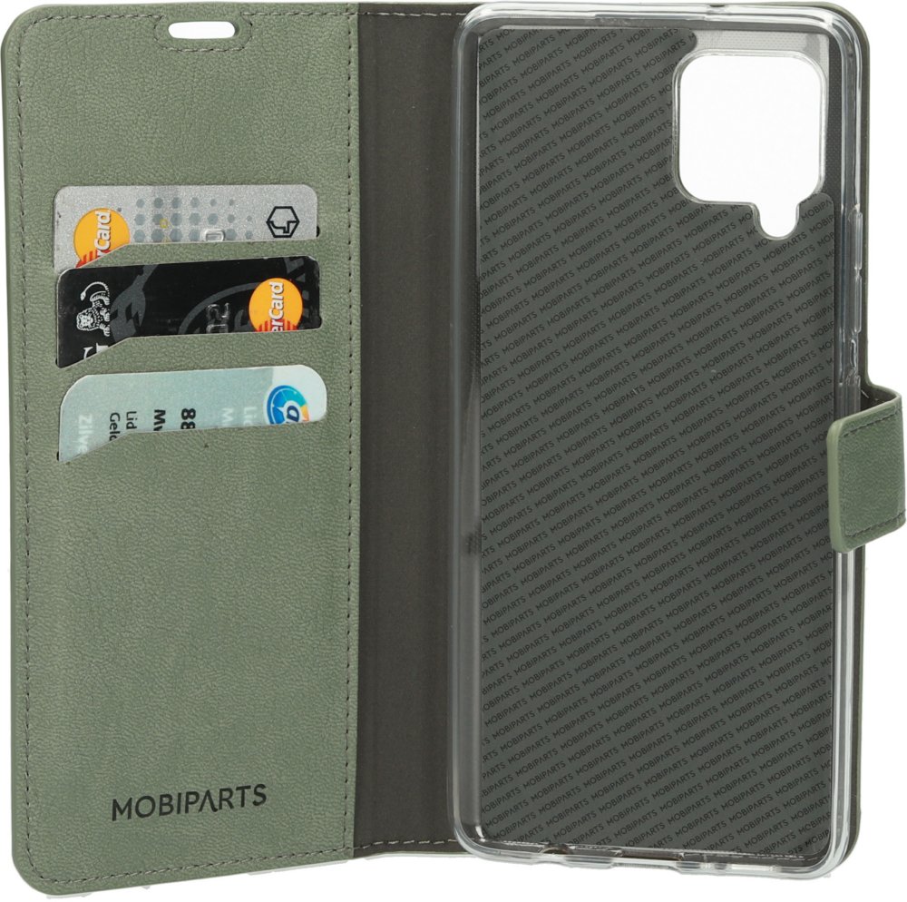 Mobiparts Classic Wallet Case | Samsung Galaxy A42 (2020) | Stone Green 4 Mobiparts Classic Wallet Case | Samsung Galaxy A42 (2020) | Stone Green - Afbeelding 4