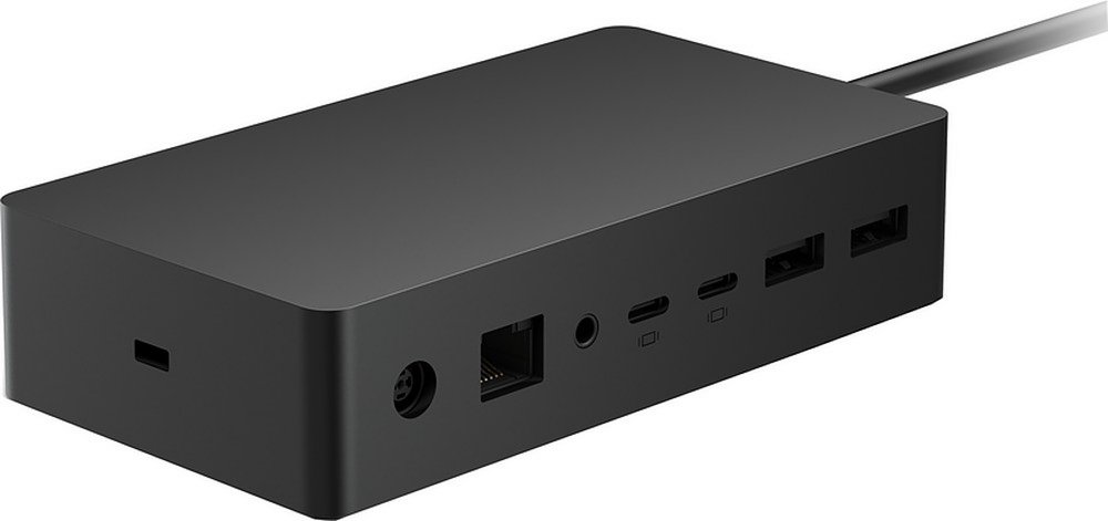 Microsoft Surface Dock 2 1GK-00002 | Dockingstation voor Surface | 4x USB-C | 2x USB-A | Dual 4K @60Hz | 199W voeding | Gigabit Ethernet | Zwart 1 Microsoft Surface Dock 2 1GK-00002 | Dockingstation voor Surface | 4x USB-C | 2x USB-A | Dual 4K @60Hz | 199W voeding | Gigabit Ethernet | Zwart