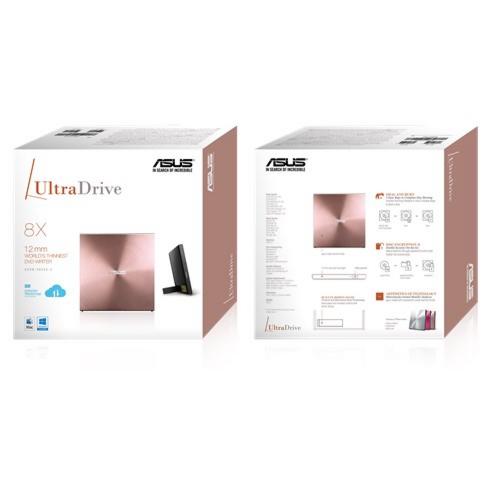 ASUS SDRW-08U5S-U | Extern Optisch Schijfstation | DVD Super Multi DL | Roze 3 ASUS SDRW-08U5S-U | Extern Optisch Schijfstation | DVD Super Multi DL | Roze - Afbeelding 3