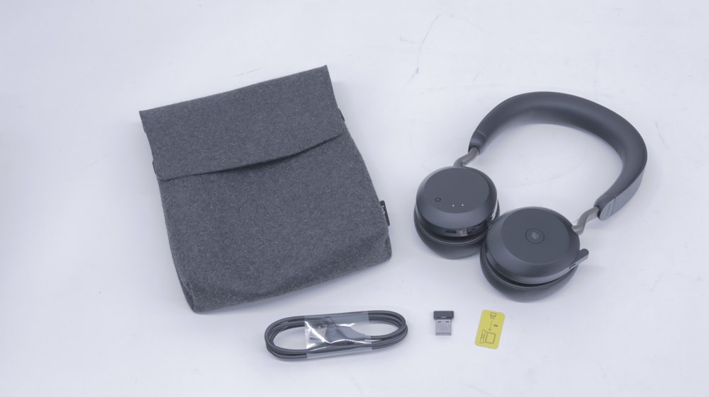 Jabra Evolve2 75 | Draadloze On-Ear Headset | ANC | RF | USB-A | Zwart | 2e Kans 4 Jabra Evolve2 75 | Draadloze On-Ear Headset | ANC | RF | USB-A | Zwart | 2e Kans - Afbeelding 4