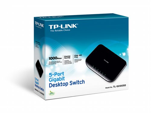 TP-Link TL-SG1005D | Unmanaged | Gigabit Ethernet (10/100/1000 Mbps) 2 TP-Link TL-SG1005D | Unmanaged | Gigabit Ethernet (10/100/1000 Mbps) - Afbeelding 2