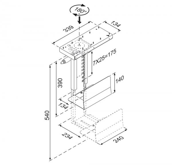 Neomounts CPU-D250BLACK PC steun, 39-54 cm, 30 kg, 13 - 23 cm, zwart 3 Neomounts CPU-D250BLACK PC steun, 39-54 cm, 30 kg, 13 - 23 cm, zwart - Afbeelding 3