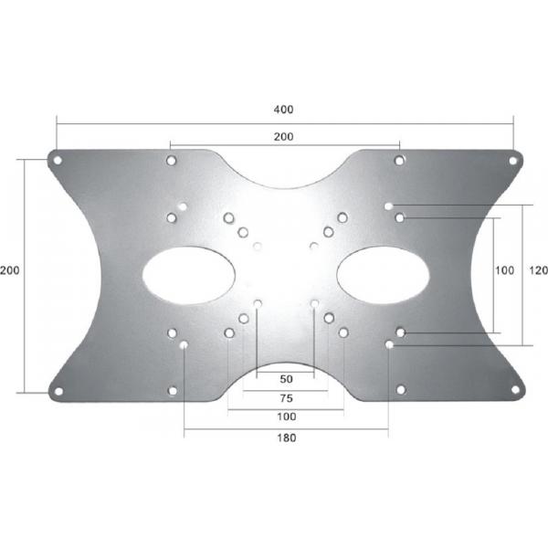 Neomounts FPMA-VESA400 VESA adapter plate, 35 kg, 50x50, 75x75, 100x100, 120x120, 200x200 1 Neomounts FPMA-VESA400 VESA adapter plate, 35 kg, 50x50, 75x75, 100x100, 120x120, 200x200