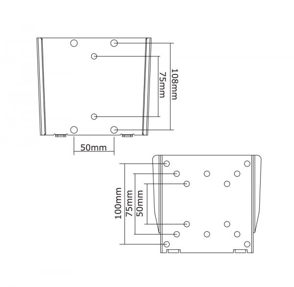 Neomounts FPMA-W25 LCD/LED/TFT wandsteun zilver 2 Neomounts FPMA-W25 LCD/LED/TFT wandsteun zilver - Afbeelding 2