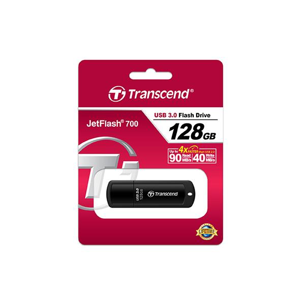Transcend TS16GJF700 JETFLASH 700, 16GB, USB3.0, MLC, 18/ 70MB/s, Black 3 Transcend TS16GJF700 JETFLASH 700, 16GB, USB3.0, MLC, 18/ 70MB/s, Black - Afbeelding 3