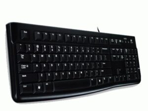 Logitech K120  Business Style Usb Keyboard [USB, 104-Key, Numpad, Durable, Black]