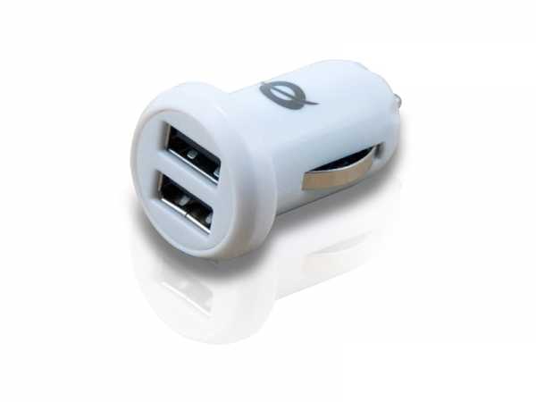 Conceptronic CUSBCAR2ASET Car Tablet Charger 2A for Apple, Cigar lighter, White 2 Conceptronic CUSBCAR2ASET Car Tablet Charger 2A for Apple, Cigar lighter, White - Afbeelding 2